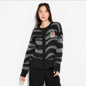 Target x Paul Tazewell Wicked Graphic Oversized Cardigan NWT Ariana Grande